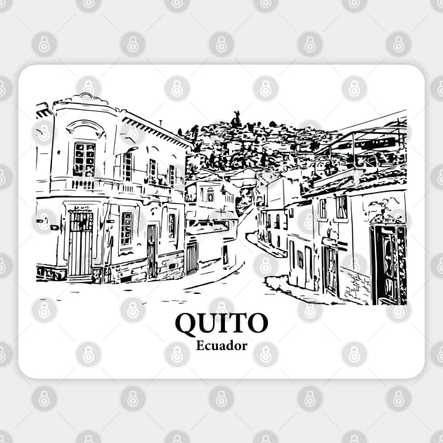 Quito - Ecuador Magnet by Lakeric